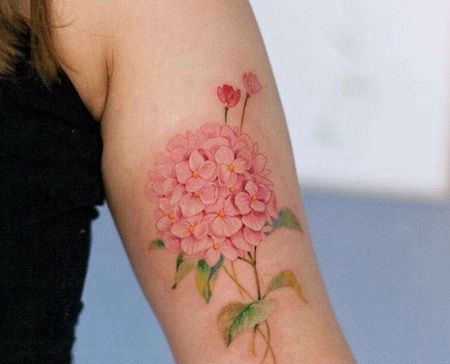 New School大臂满天星纹身图案