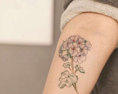 New School小臂满天星纹身图案