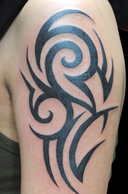 手臂上象形图腾纹身图案