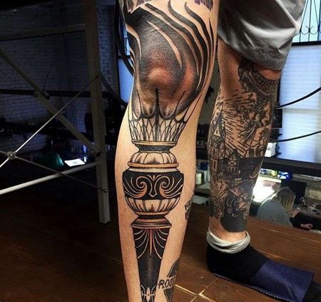 腿部外侧new school火炬