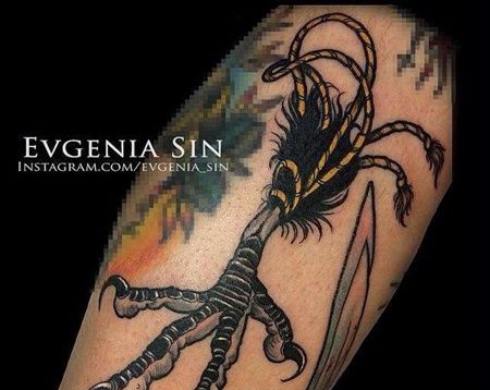 小腿外侧new school爪