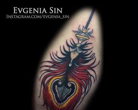 大腿外侧new school羽毛