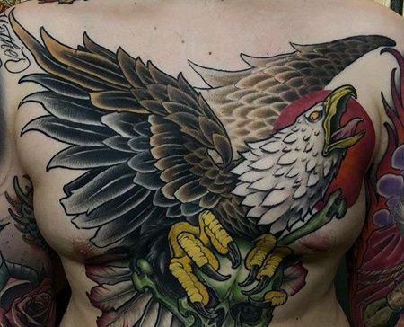 上半身前侧new school鹰