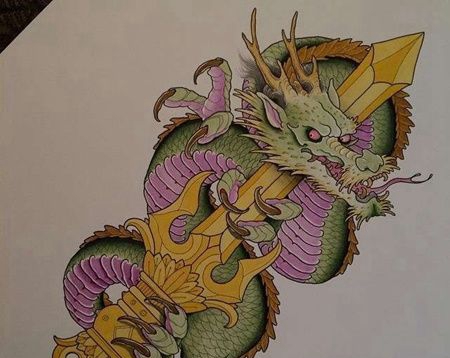 新传统龙与匕首