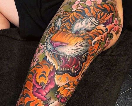 大腿外侧新传统虎