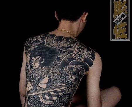 满背日式传统人物