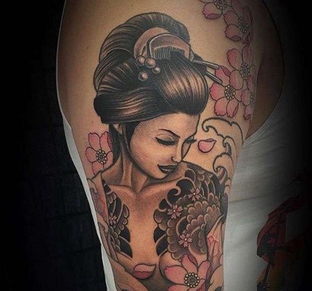 手臂包臂日式女人