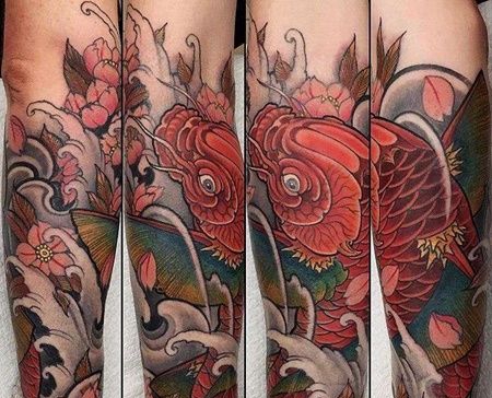 小臂包臂新传统鲤鱼