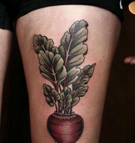 大腿前侧写实萝卜