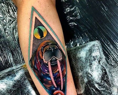 小腿外侧new school海豹