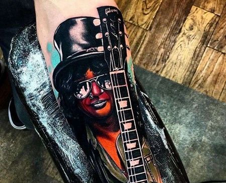 手臂内侧new school写实人物