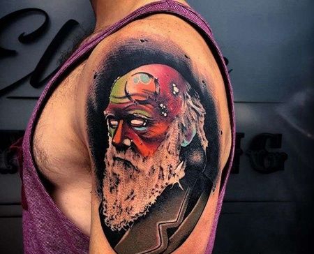 大臂外侧new school人物