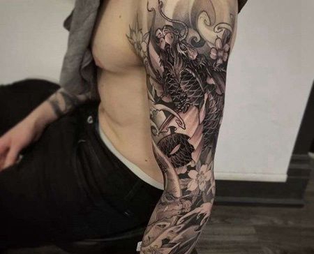 手臂包臂传统鱼