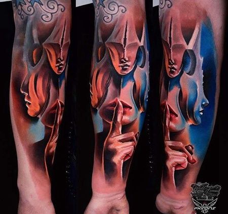 小臂包围新传统女人