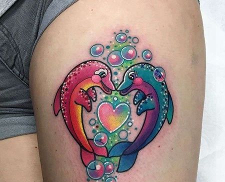 大腿外侧new school海豚