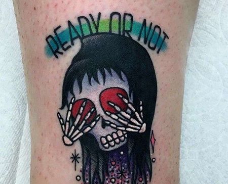 小臂内侧new school鬼