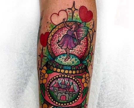 小腿外侧new school仙子与水晶球