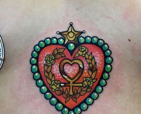 胸下部new school心