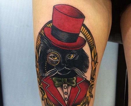 大腿外侧newschool猫