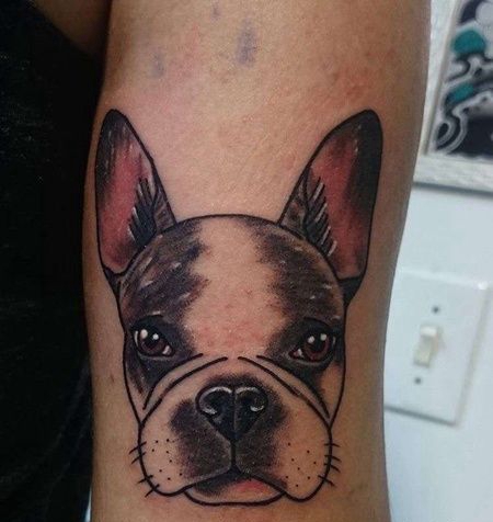 大臂后侧old school 狗