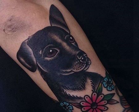 小臂外侧old school 狗