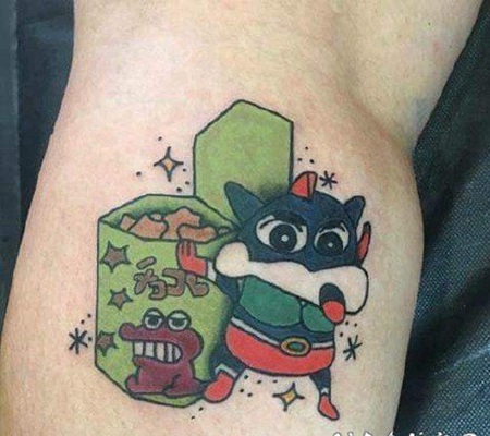 小坏小坏的蜡笔小新纹身图片