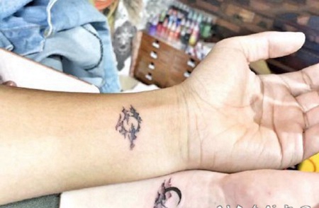 闺蜜纹身 2适合闺蜜姐妹的小纹身作品