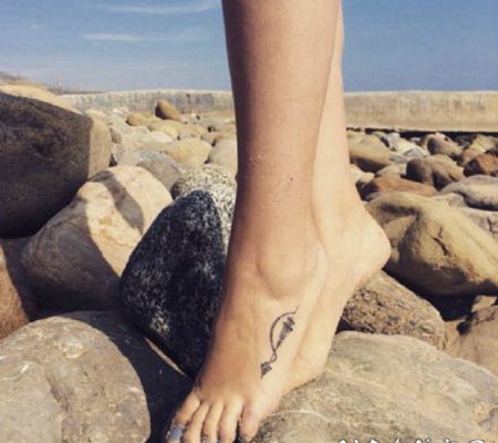 弓箭箭矢纹身 适合射手座的箭矢弓箭纹身图片