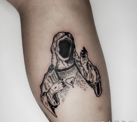 1欧美基督教耶稣的写实纹身图案