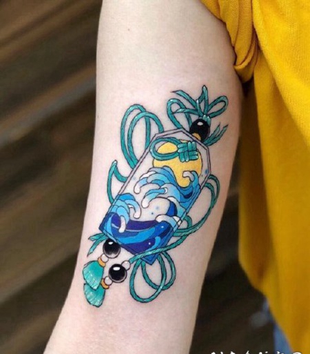 御守纹身 日式护身符的御守纹身图案