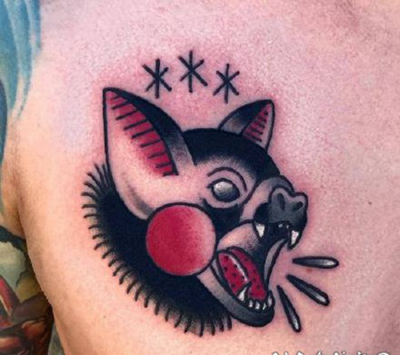 欧美彩绘oldschool纹身图案欣赏