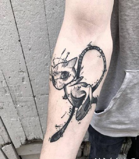 欧美黑灰帅气男士纹身图案欣赏