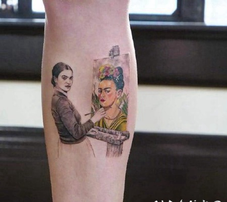 经典油画艺术主题纹身-纹身艺术家Eva Karabudak作品