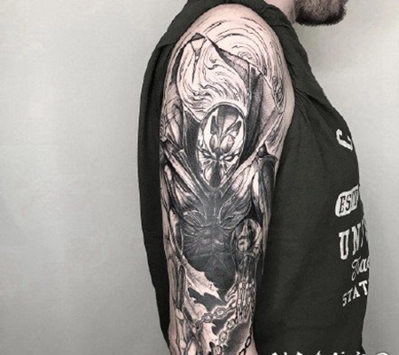 黑色纹身 2精品的黑白暗黑灰纹身图案作品