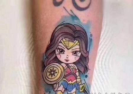 可爱Q版复仇者联盟漫威英雄纹身图片