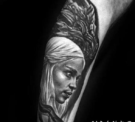 权力的游戏的人物角色纹身图片