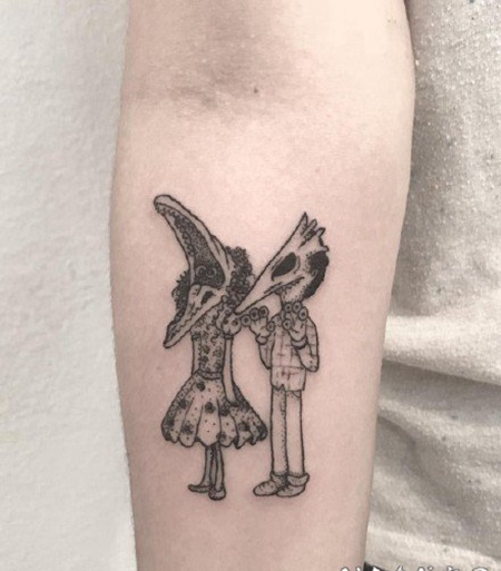 另类创意的恶趣味纹身图片