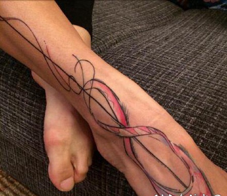 芭蕾纹身 适合芭蕾舞者的纹身艺术图片