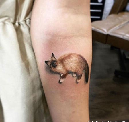 3D感觉的创意立体纹身图片