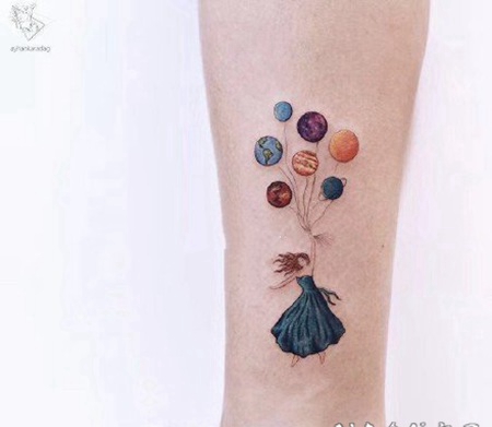 极简风格的创意唯美小纹身图案