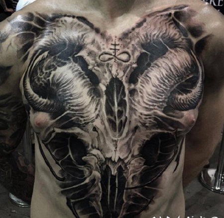 3d逼真的欧美写实纹身图案