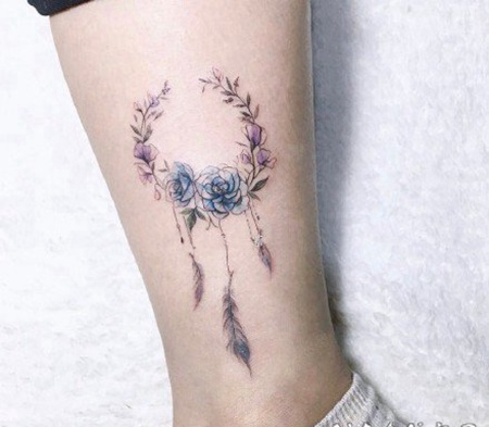 女神小清新纹身 适合女生的1小清新唯美纹身图片