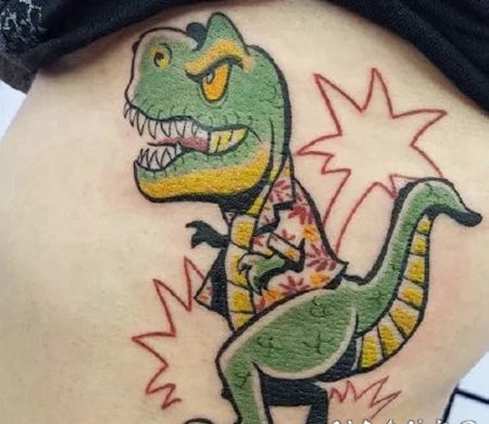 卡通涂鸦纹身 有趣的童趣涂鸦卡通纹身图案