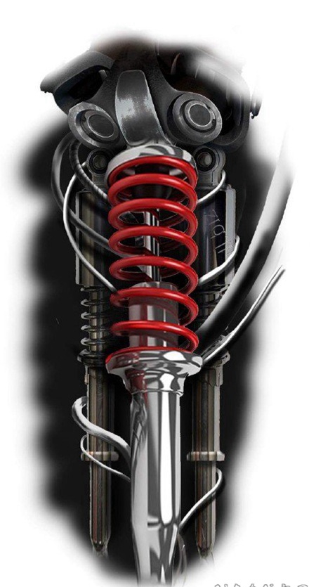 机械纹身 帅气的男性机械臂等机械纹身图案