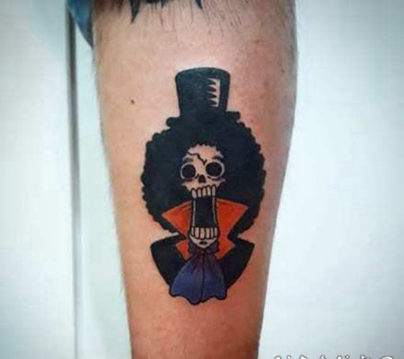 海贼王纹身 好看的动漫海贼王路飞乔巴等纹身图案