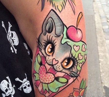 纹身可爱的图案 色调明亮的可爱纹身图案