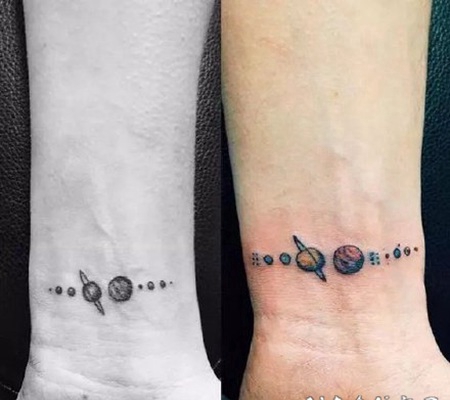 情侣小纹身图片 适合情侣的成对小清新图片纹身