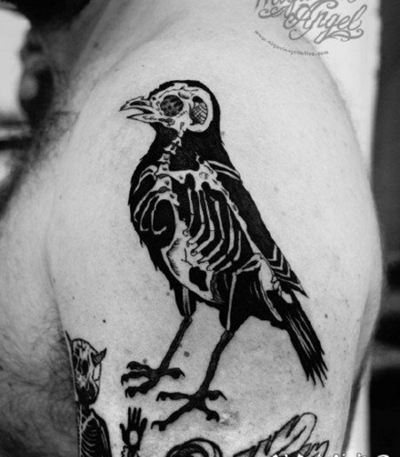 恐怖风格的暗黑系纹身小图片