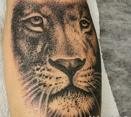 狮子纹身图案 百兽之王霸气的狮子纹身图案