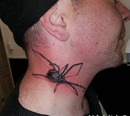 蜘蛛纹身图案 可怕且个性十足的蜘蛛纹身图案